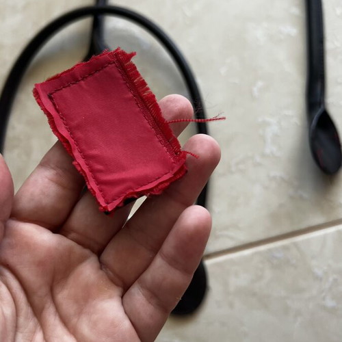 Leather bag accessories like new for sewing