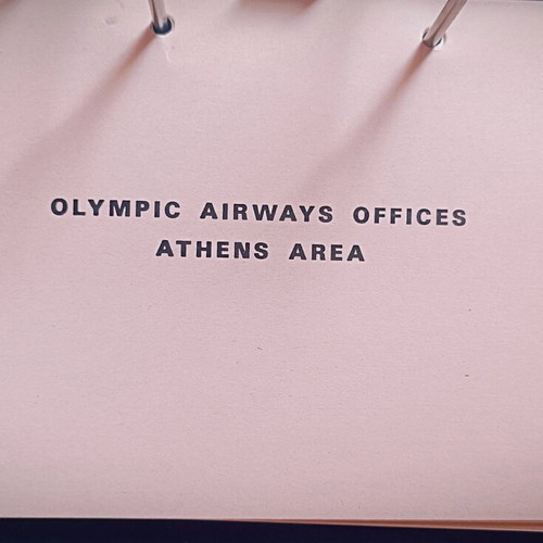 Olympic Airways Manual May 1987 like new