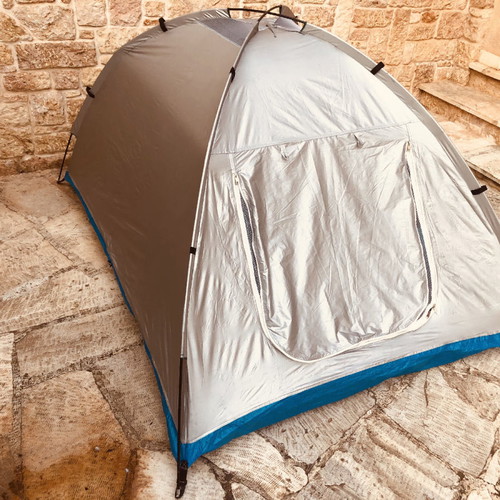 Σκηνή camping 2 ατόμων σαν καινούργιο με θήκη και παρελκόμενα
