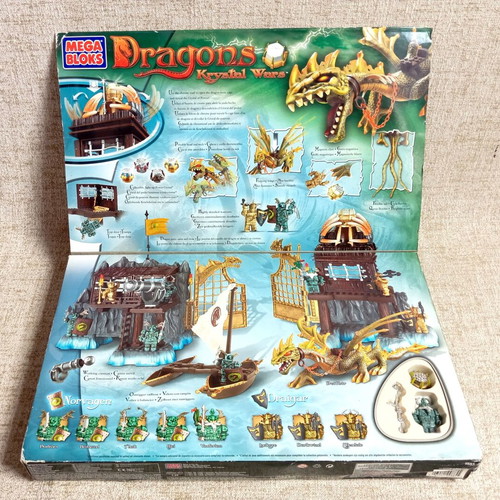 MEGA BLOKS Dragons Krystal Wars Marauder's Cliff set