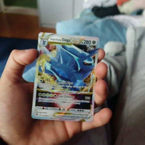 Pokemon card Origin Forme Dialga VSTAR 114/189 Swsh10 Astral Radiance holo new