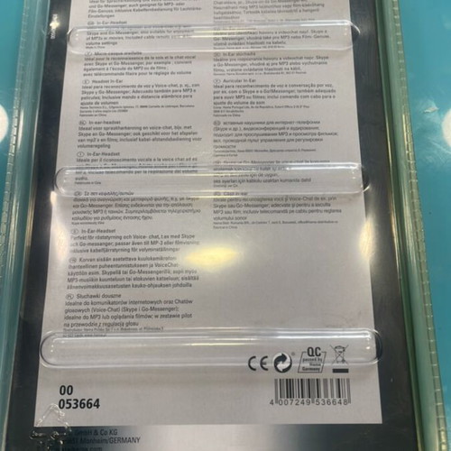 Hama in ear headset for Sony PSP Go new