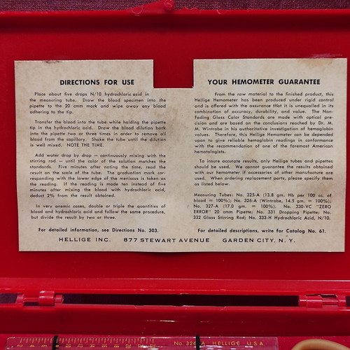 Hemoglobin meter military USA made new in case