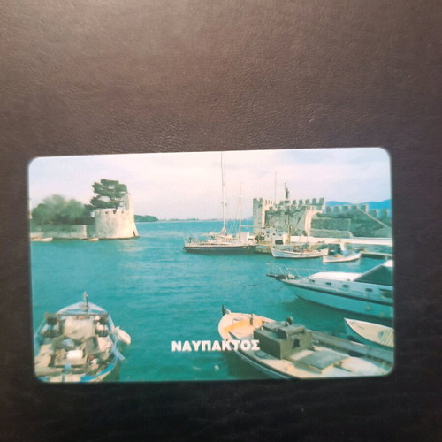 Nafpaktos Phone Card 12/93 code Θ1Θ8 gpt2 230,000 print run like new, open perfect