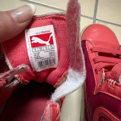 Μποτάκια αστραγάλου Puma 27 αθλητικά παπούτσια μεταχειρισμένα, κόκκινα
