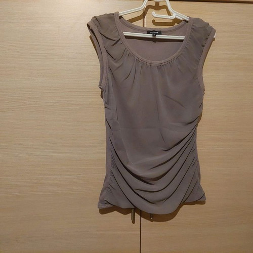 More & More khaki women's sleeveless top Size Medium like new