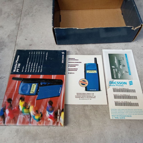 Ericsson PF GF 768 mobile phone manuals used, 1990s