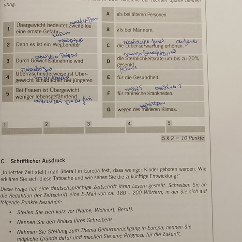 Deutsch für die Uni Lehrbuch, German language B1-B2 level