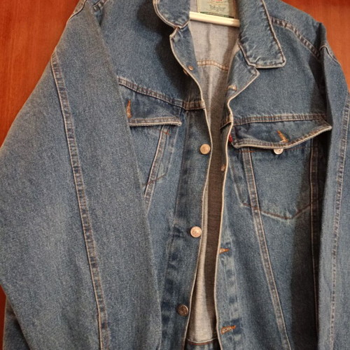 Levi's Vintage Denim Jacket 1980s relaxed fit size L/XL like new, blue