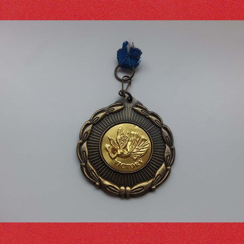 Commemorative participation medal in sports used, diameter 6 cm