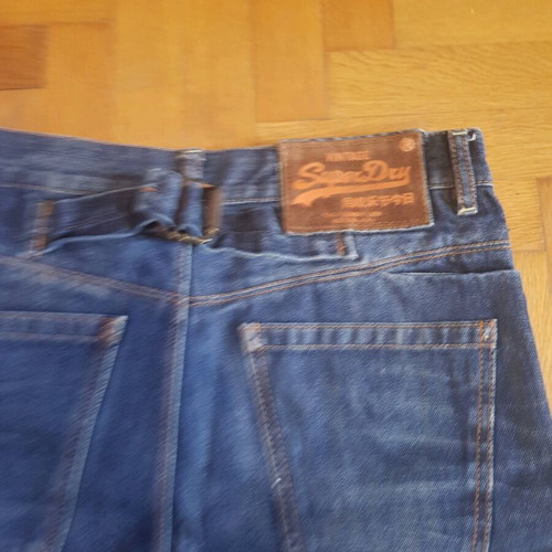 Superdry vintage denim pants used, size 30x34, blue
