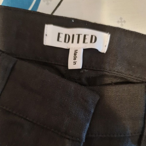 Edited women's pants used, size Large, black
