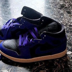 Nike Air Jordan Mid Purple/black