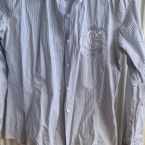 Rocco Barocco women's shirt used, size M, blue