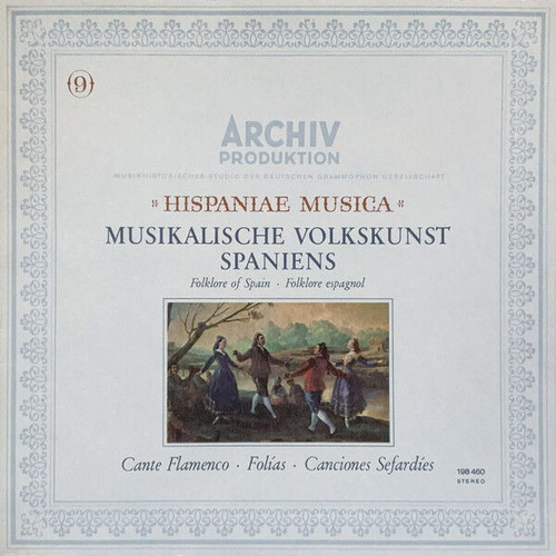 Hispaniae Musica Latin record used, folklore of Spain