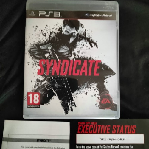 Syndicate PS3 game used, Executive Status Edition