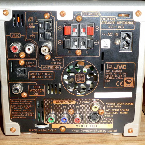 Mini System JVC EX-D1 Woodcone like new