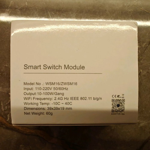 Avatto Zigbee 3.0 Smart Switch Module 2-Gang (ZWSM16) new
