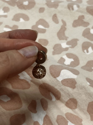 Pandora charm pendant sterling silver like new, gold tone