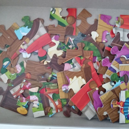 Puzzle Red Riding Hood used, complete in very good condition