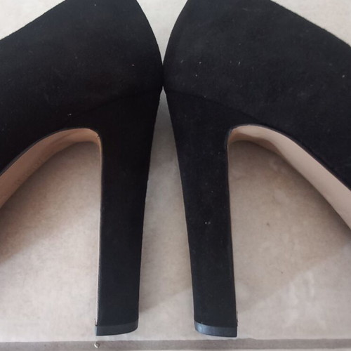 Glorish shoes new size 40 black with 12cm heel