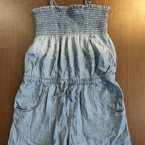 Pepperts! Denim Playsuit used, size 146/152, blue