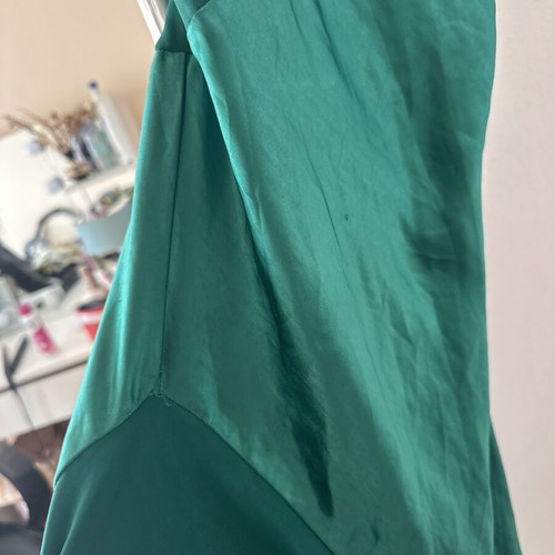 Mango green long dress like new, size S