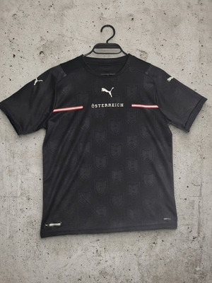 Puma Austria ÖFB youth football jersey, black, size large 13-14Y
