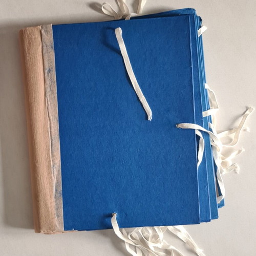 File folders blue pack of seven with ties new