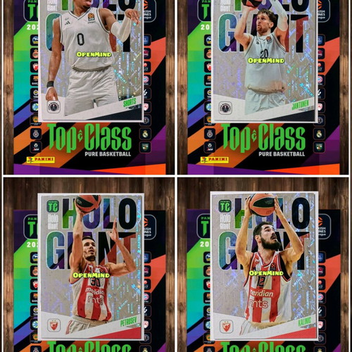 Κάρτες Holo Giant Top Class Euroleague 2024-25 καινούργιες