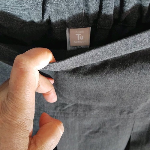 Pleated skirt gray like new, size M/38/10