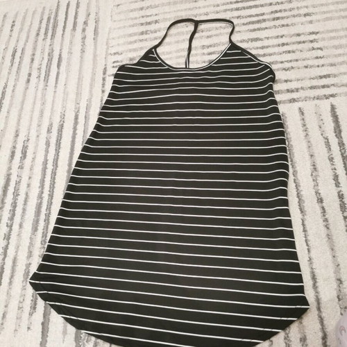 Shein summer dress size L like new, black and white