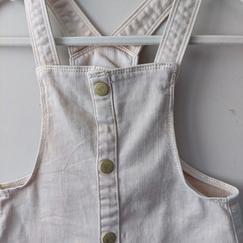 Girl Dress Salopette used, beige, size 92 for 3 years old