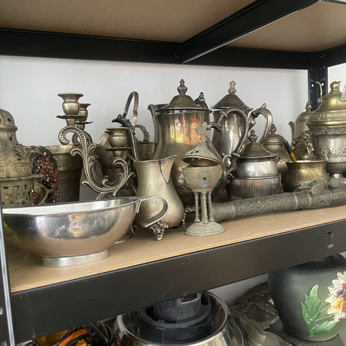 Old brass decorations used