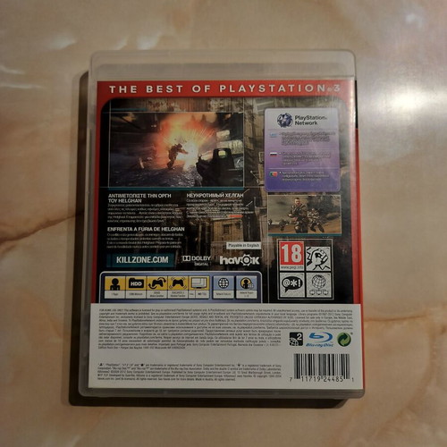 Killzone 2 PS3 game used with manual