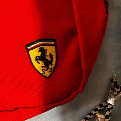 Ferrari crossbody bag red like new