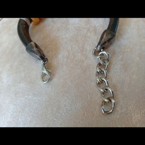 Little Prince jewelry set with vintage leather bracelet and pendant