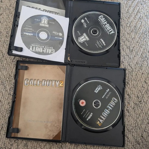 Call of Duty Deluxe Edition and Call of Duty 3 PC games used