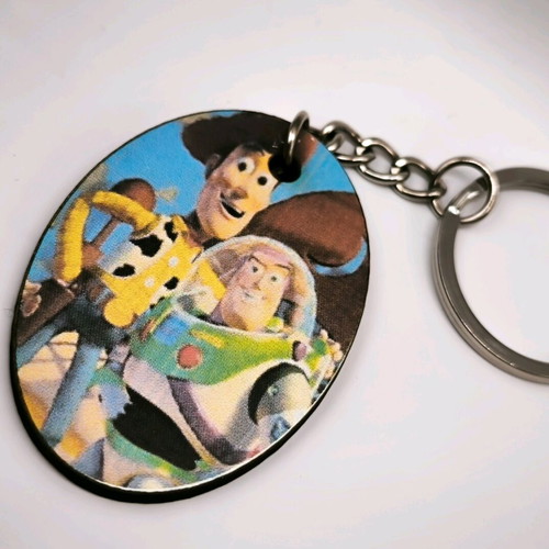 Toy Story keychain new, wooden multicolor