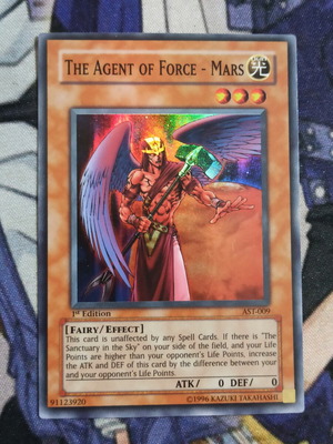 The Agent Of Force Mars κάρτα Yu-Gi-Oh! σαν καινούργιο, super rare 1η έκδοση