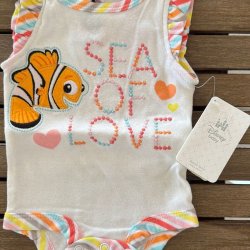 Disney bodysuit new from 100% organic cotton multicolor