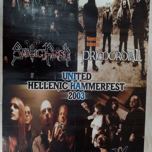 Metal Hammer poster Septic Flesh Primordial Phantom Lord Fragile Vastness 2003