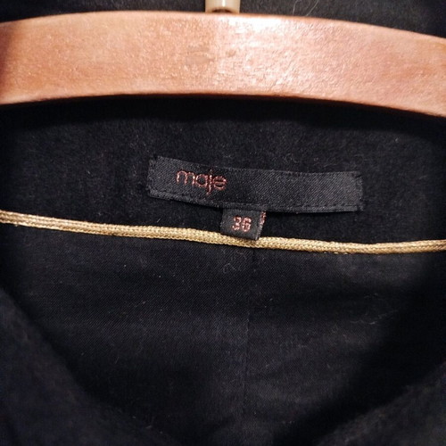 Black coat like new, size S
