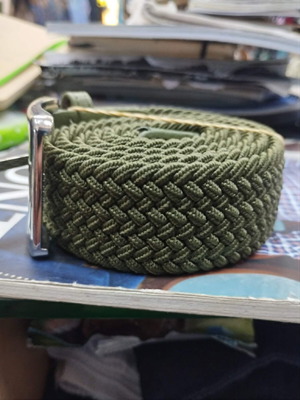 Men's Straw Belt zsp-37 Adjustable, Olive