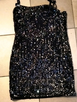 Sequin dress like new, size M