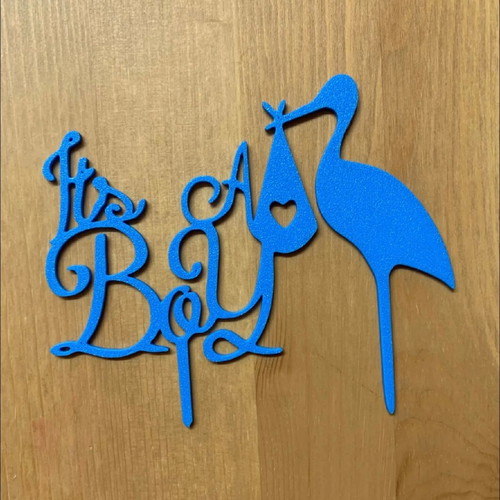 Cake topper It’s a Boy new, Pelargos design