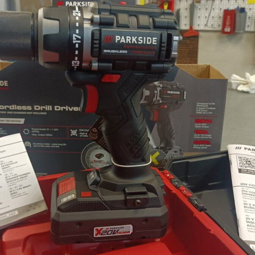 Parkside PABSP 20 Li C4 drill driver new with 4A smart battery
