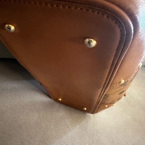 MCM medium shoulder bag brown used