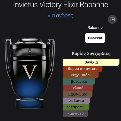 Invictus Victory Elixir Paco Rabanne 0.3ml sample like new