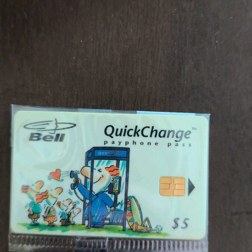 Canada phone card closed new